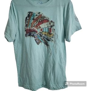 Lucky Bird Indian Headdress tshirt